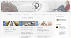 Desktop Screenshot of gimnazjumdwa.pl